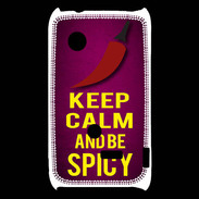 Coque Sony Xperia Typo Keep Calm and Be Spicy Rose