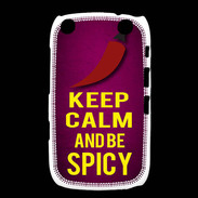 Coque Blackberry Curve 9320 Keep Calm and Be Spicy Rose