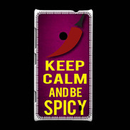 Coque Nokia Lumia 520 Keep Calm and Be Spicy Rose