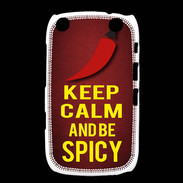 Coque Blackberry Curve 9320 Keep Calm and Be Spicy Rouge