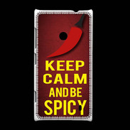 Coque Nokia Lumia 520 Keep Calm and Be Spicy Rouge