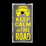 Coque Nokia Lumia 520 Keep Calm and Take o road 2 Gris