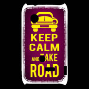 Coque Sony Xperia Typo Keep Calm and Take o road 2 Rose