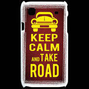 Coque Samsung Galaxy S Keep Calm and Take o road 2 Rouge