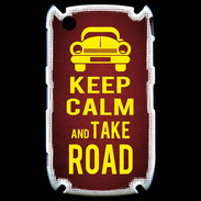 Coque Blackberry 8520 Keep Calm and Take o road 2 Rouge