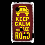 Coque Sony Xperia Typo Keep Calm and Take o road 2 Rouge