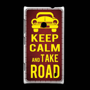 Coque Nokia Lumia 520 Keep Calm and Take o road 2 Rouge