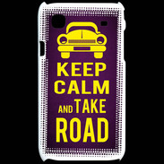 Coque Samsung Galaxy S Keep Calm and Take o road 2 Violet