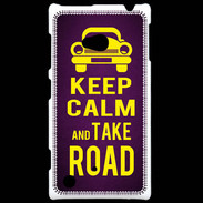 Coque Nokia Lumia 720 Keep Calm and Take o road 2 Violet