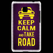 Coque LG Optimus L3 II Keep Calm and Take o road 2 Violet