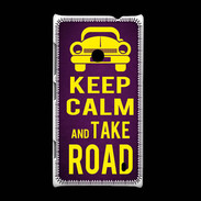 Coque Nokia Lumia 520 Keep Calm and Take o road 2 Violet
