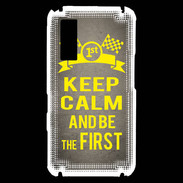 Coque Samsung Player One Keep Calm and Be the First Gris