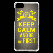 Coque Blackberry Z10 Keep Calm and Be the First Gris