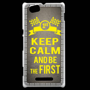 Coque Sony Xperia M Keep Calm and Be the First Gris
