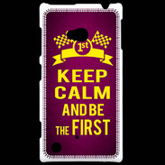 Coque Nokia Lumia 720 Keep Calm and Be the First Rose