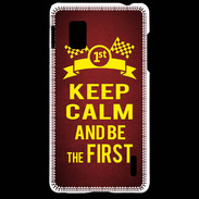 Coque LG Optimus G Keep Calm and Be the First Rouge