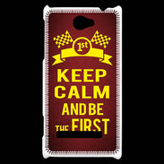 Coque HTC Windows Phone 8S Keep Calm and Be the First Rouge