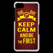 Coque Blackberry Z10 Keep Calm and Be the First Rouge