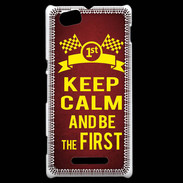 Coque Sony Xperia M Keep Calm and Be the First Rouge