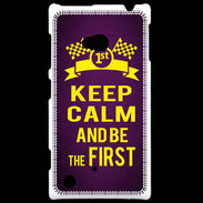 Coque Nokia Lumia 720 Keep Calm and Be the First Violet