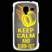 Coque Samsung Galaxy Ace 2 Keep Calm and Burn Out Gris