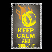 Coque iPadMini Keep Calm and Burn Out Gris