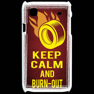 Coque Samsung Galaxy S Keep Calm and Burn Out Rouge
