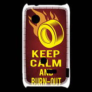 Coque Sony Xperia Typo Keep Calm and Burn Out Rouge