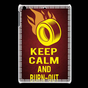 Coque iPadMini Keep Calm and Burn Out Rouge