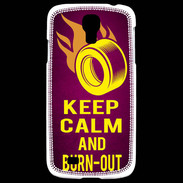 Coque Samsung Galaxy S4 Keep Calm and Burn Out Rose