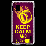 Coque LG Optimus G Keep Calm and Burn Out Rose