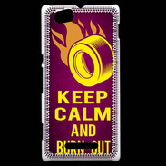 Coque Sony Xperia M Keep Calm and Burn Out Rose