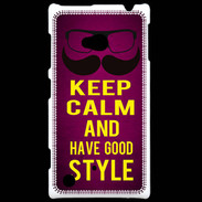 Coque Nokia Lumia 720 Keep Calm and Have a good Style Rose