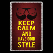 Etui carte bancaire Keep Calm and Have a good Style Rouge