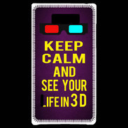 Coque LG Optimus L7 Keep Calm and See your life 3D Violet