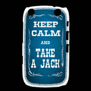 Coque Blackberry Curve 9320 Keep Calm and Take Jack Bleu