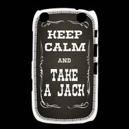 Coque Blackberry Curve 9320 Keep Calm and Take Jack Gris