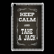 Coque iPadMini Keep Calm and Take Jack Gris