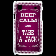 Coque Samsung Galaxy S Keep Calm and Take Jack Rose