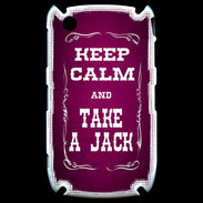 Coque Blackberry 8520 Keep Calm and Take Jack Rose