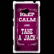 Coque Nokia Lumia 720 Keep Calm and Take Jack Rose