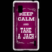 Coque LG Optimus G Keep Calm and Take Jack Rose