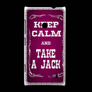 Coque Nokia Lumia 520 Keep Calm and Take Jack Rose