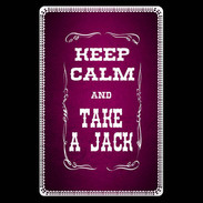 Etui carte bancaire Keep Calm and Take Jack Rose