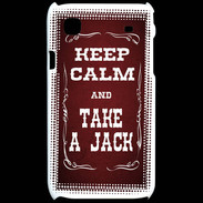 Coque Samsung Galaxy S Keep Calm and Take Jack Rouge