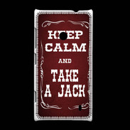 Coque Nokia Lumia 520 Keep Calm and Take Jack Rouge