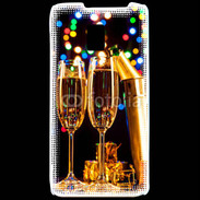 Coque LG P990 Fête au champagne