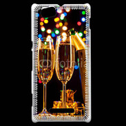 Coque Sony Xperia M Fête au champagne
