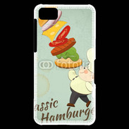 Coque Blackberry Z10 Hamburger vintage