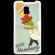 Coque LG P990 Hamburger vintage